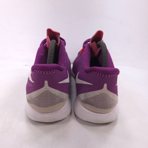 Nike Free 5.0 Lace Up Athletic Running Shoe Womens Size 9.5 642199-501 Purple - Picture 3 of 8